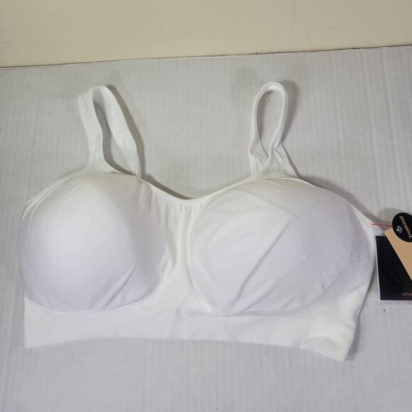 Truekind White Daily Comfort Wire Free Shaper Bra #10022 Size 4X - Picture 1 of 4